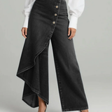 Gabrielle - wrap denim pants — view 5
