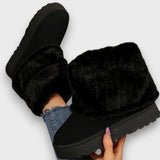 Genesis - fluffy faux fur winter boots — view 4