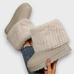 Genesis - fluffy faux fur winter boots — view 5
