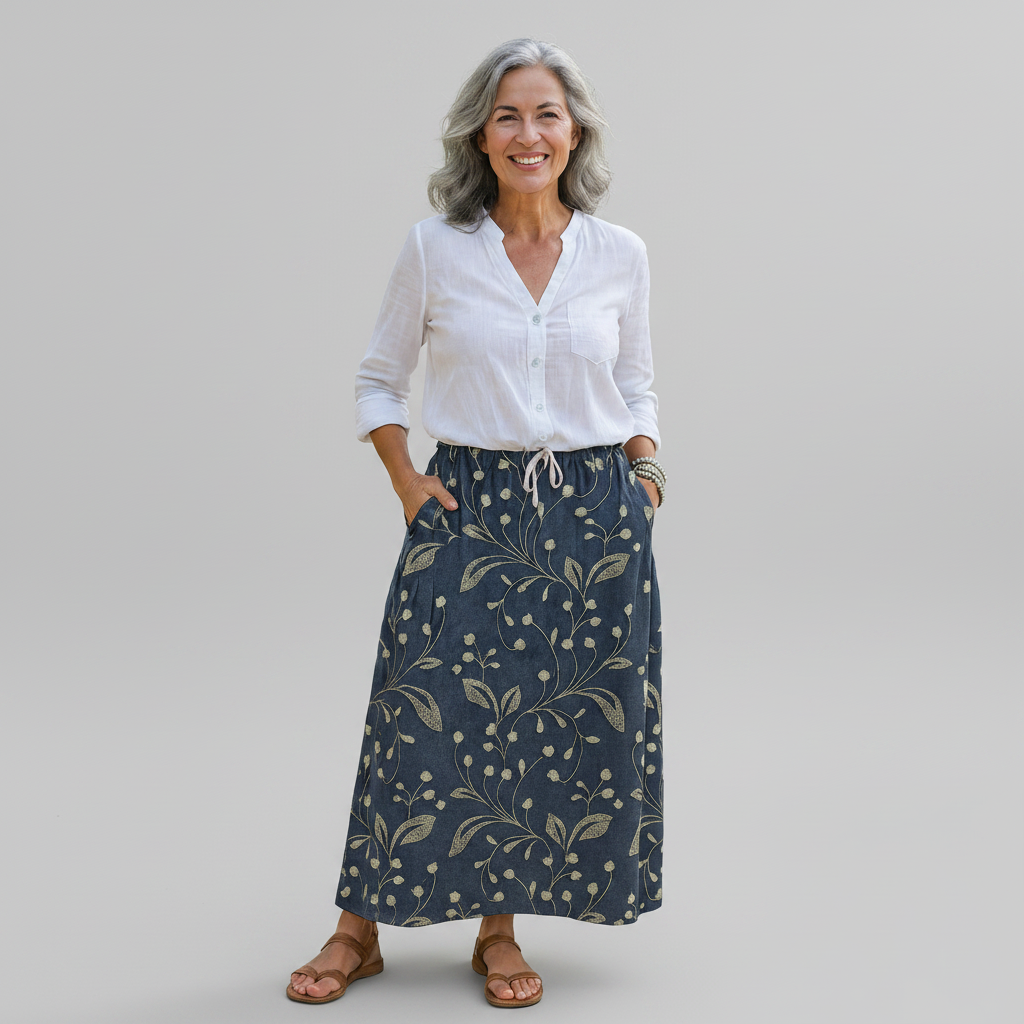 Genevieve - Ruffleless Travel Skirt — view 1