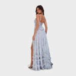 Gianna - long bohemian dress with slit — view 2