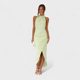 Gianna - long dress with pleats — view 1
