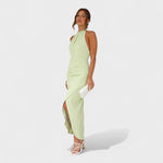 Gianna - long dress with pleats — view 3