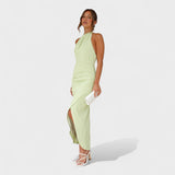 Gianna - long dress with pleats — view 3