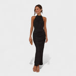 Gianna - long dress with pleats — view 7
