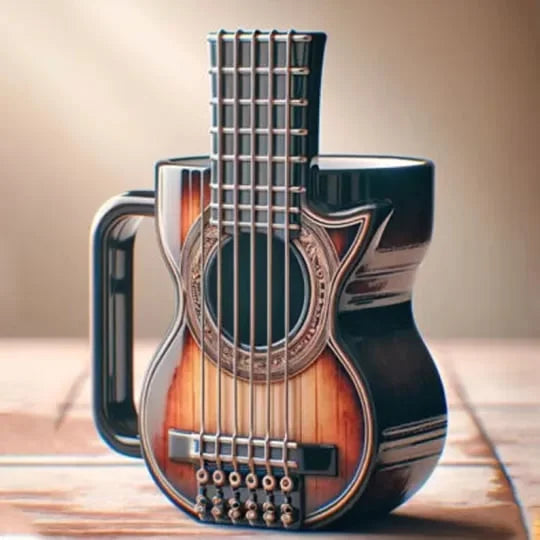 Guitar mug — view 1