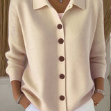 Gloria - Shawl Collar Button Up Cardigan — view 4