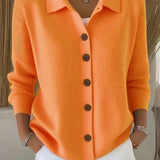 Gloria - Shawl Collar Button Up Cardigan — view 5
