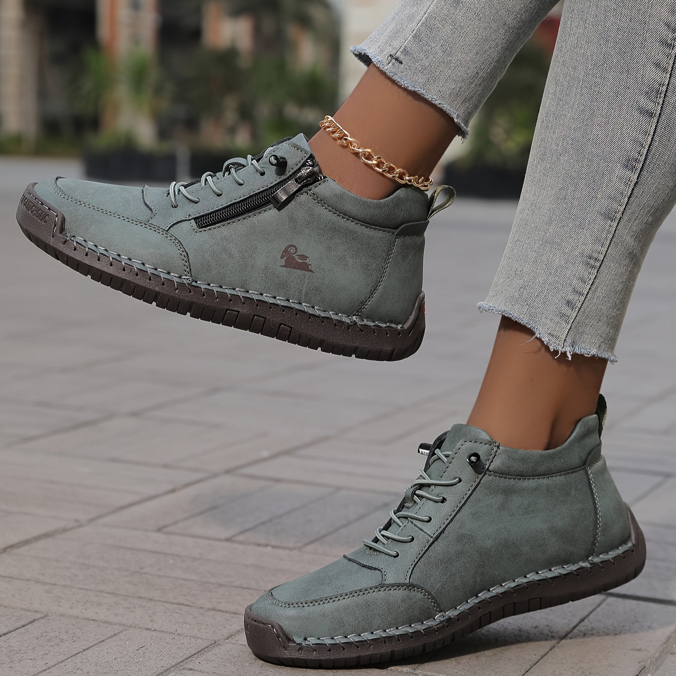 Grace - Zip Up Shoes — view 3
