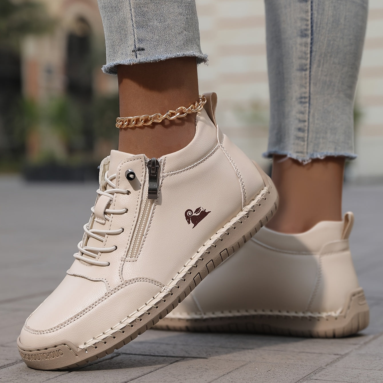 Grace - Zip Up Shoes — view 4