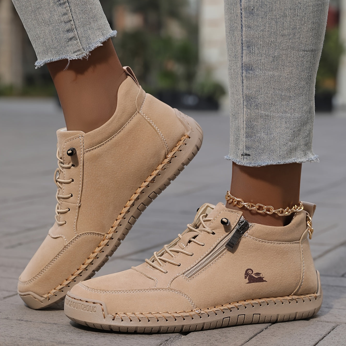 Grace - Zip Up Shoes — view 5