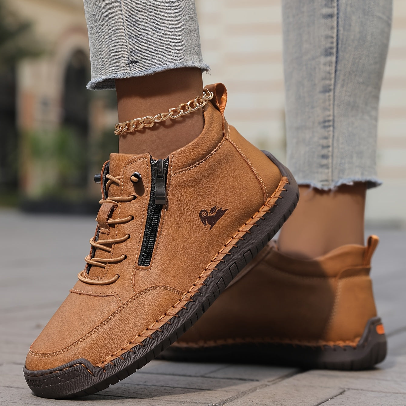 Grace - Zip Up Shoes — view 8