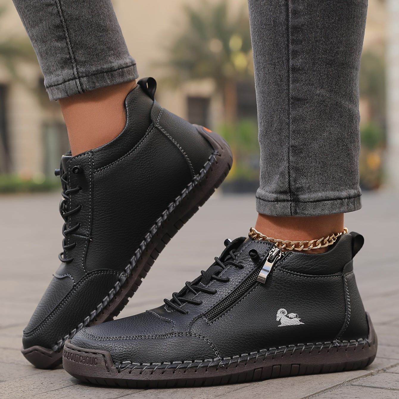 Grace - Zip Up Shoes — view 11