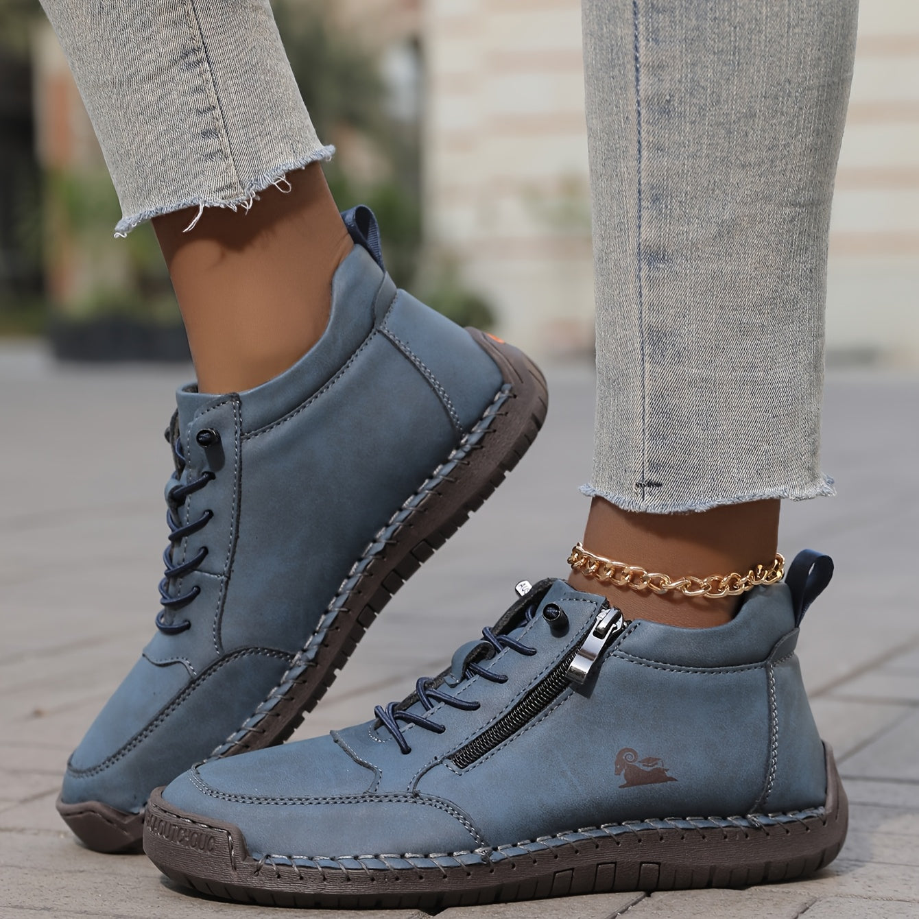 Grace - Zip Up Shoes — view 13
