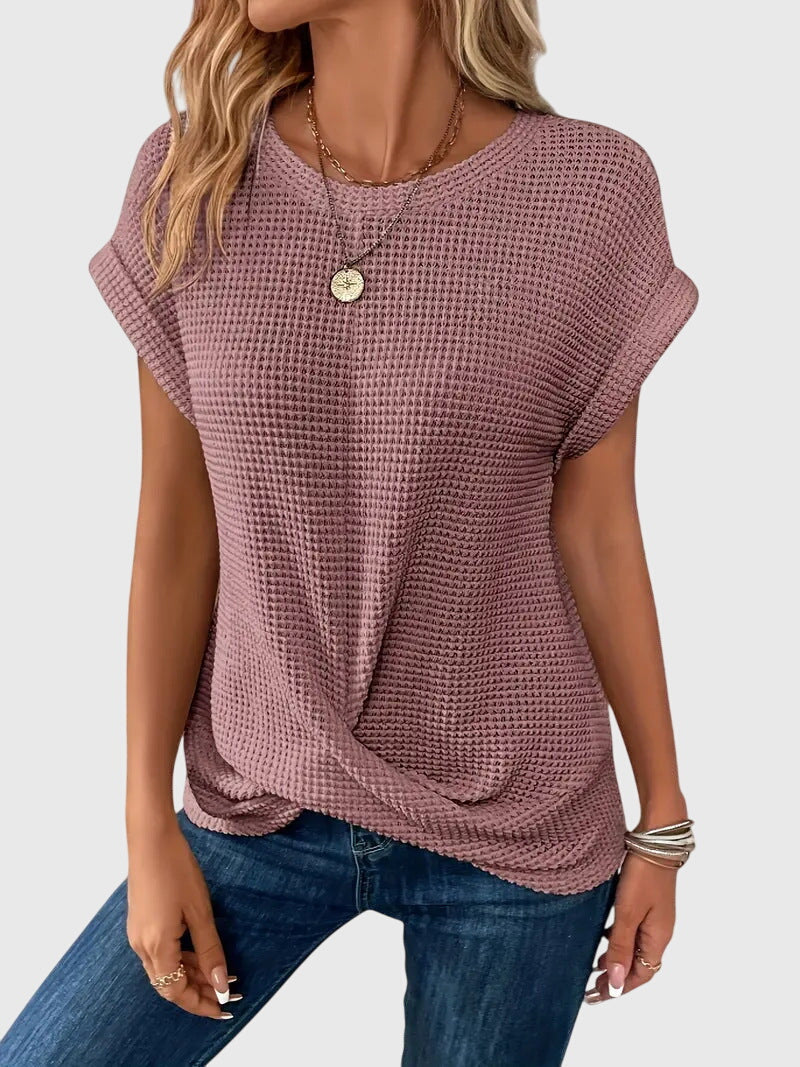 Grace – elegant blouse with tie — view 2