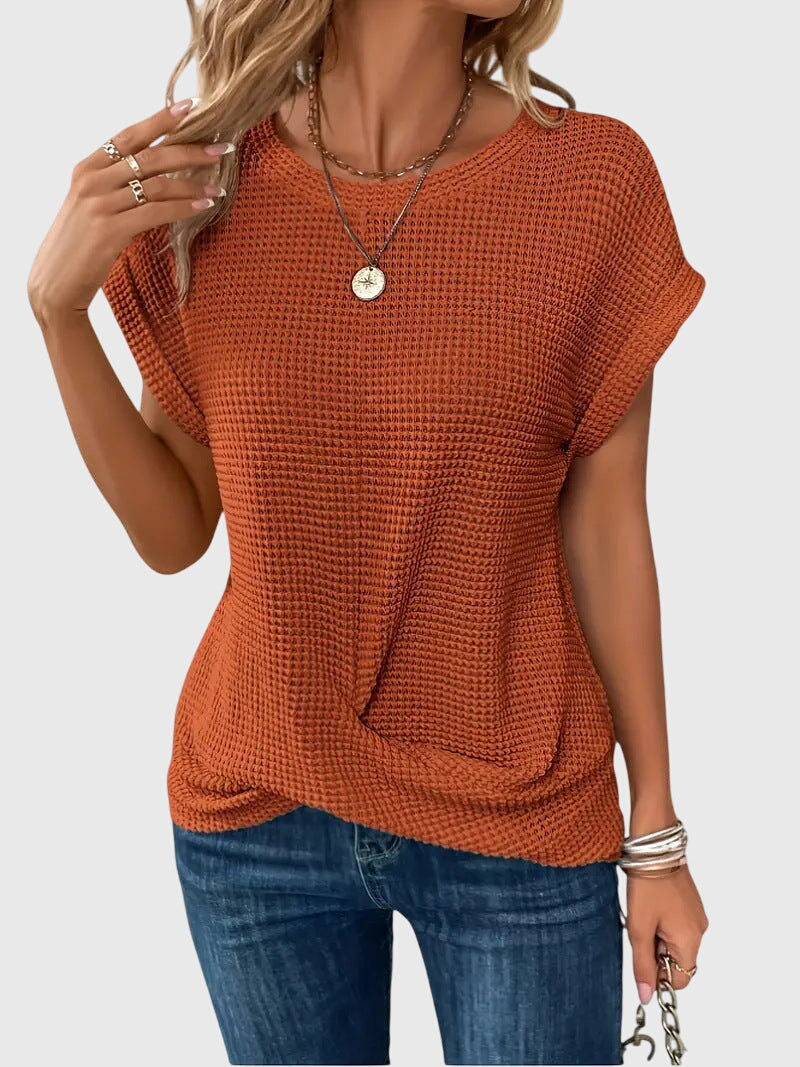 Grace – elegant blouse with tie — view 3