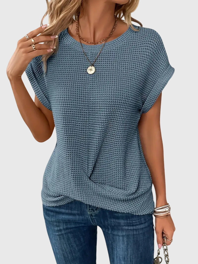 Grace – elegant blouse with tie — view 4