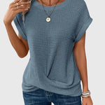 Grace – elegant blouse with tie — view 4