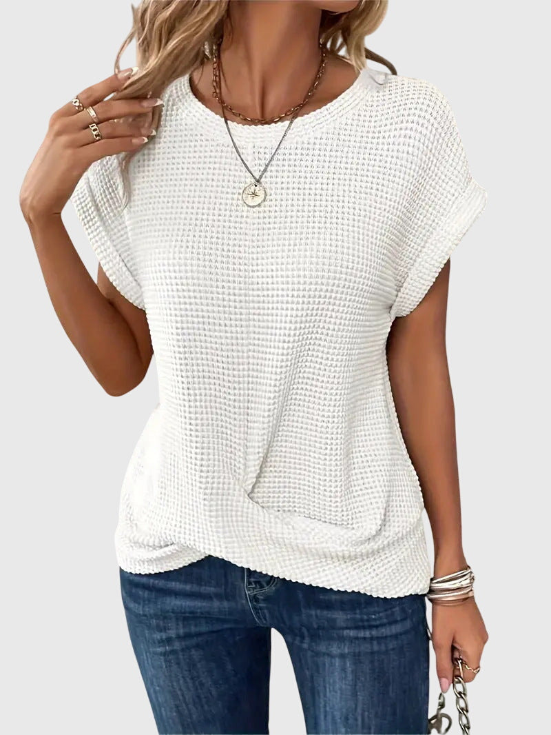 Grace – elegant blouse with tie — view 6
