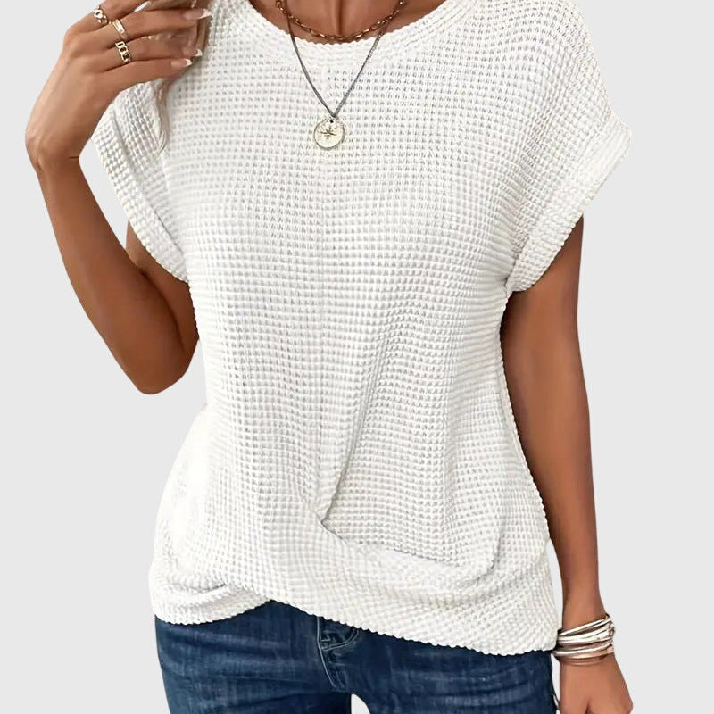 Grace – elegant blouse with tie — view 6