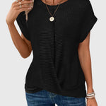 Grace – elegant blouse with tie — view 8