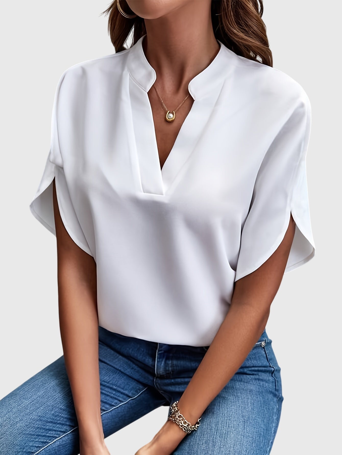 Hailey - elegant blouse — view 3