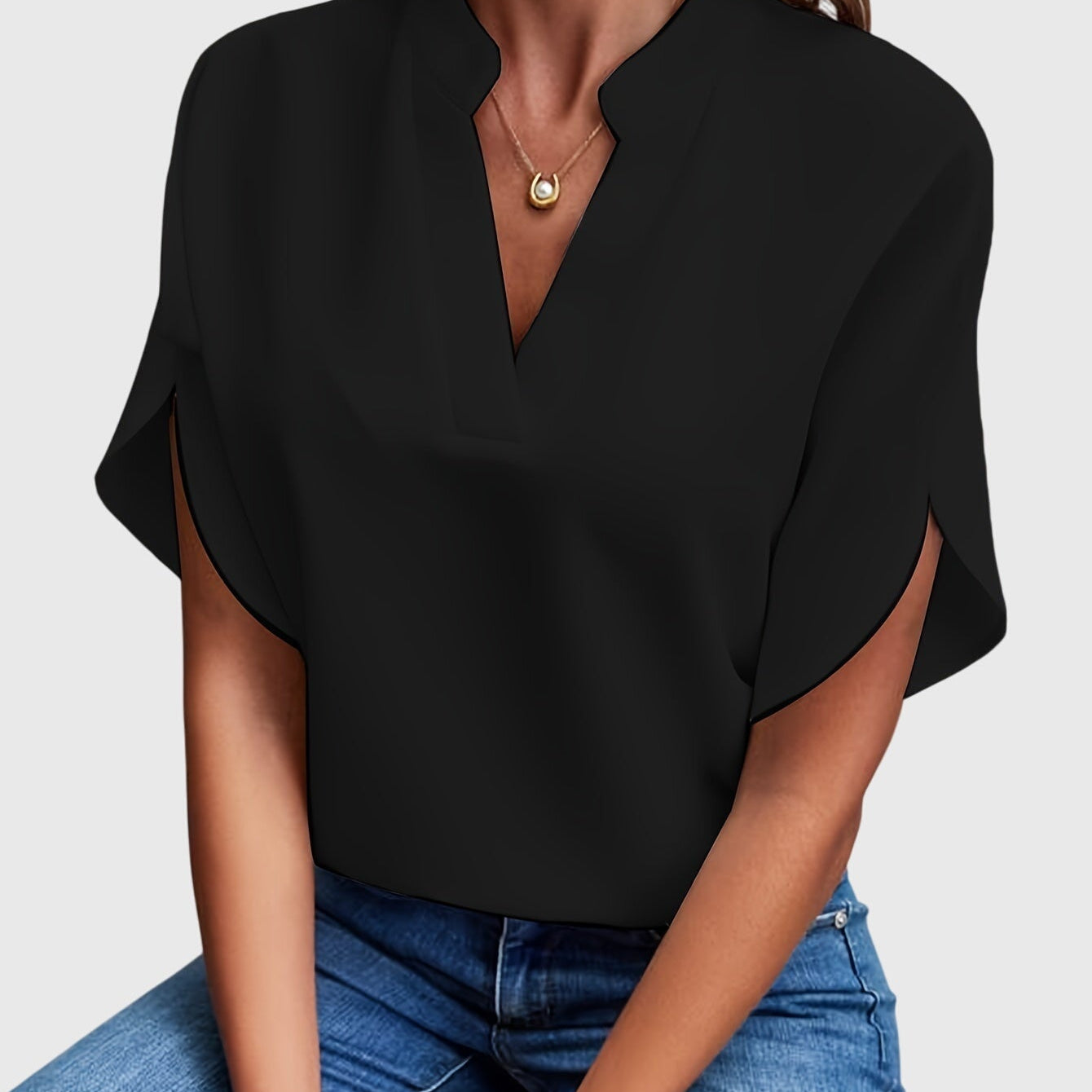 Hailey - elegant blouse — view 6