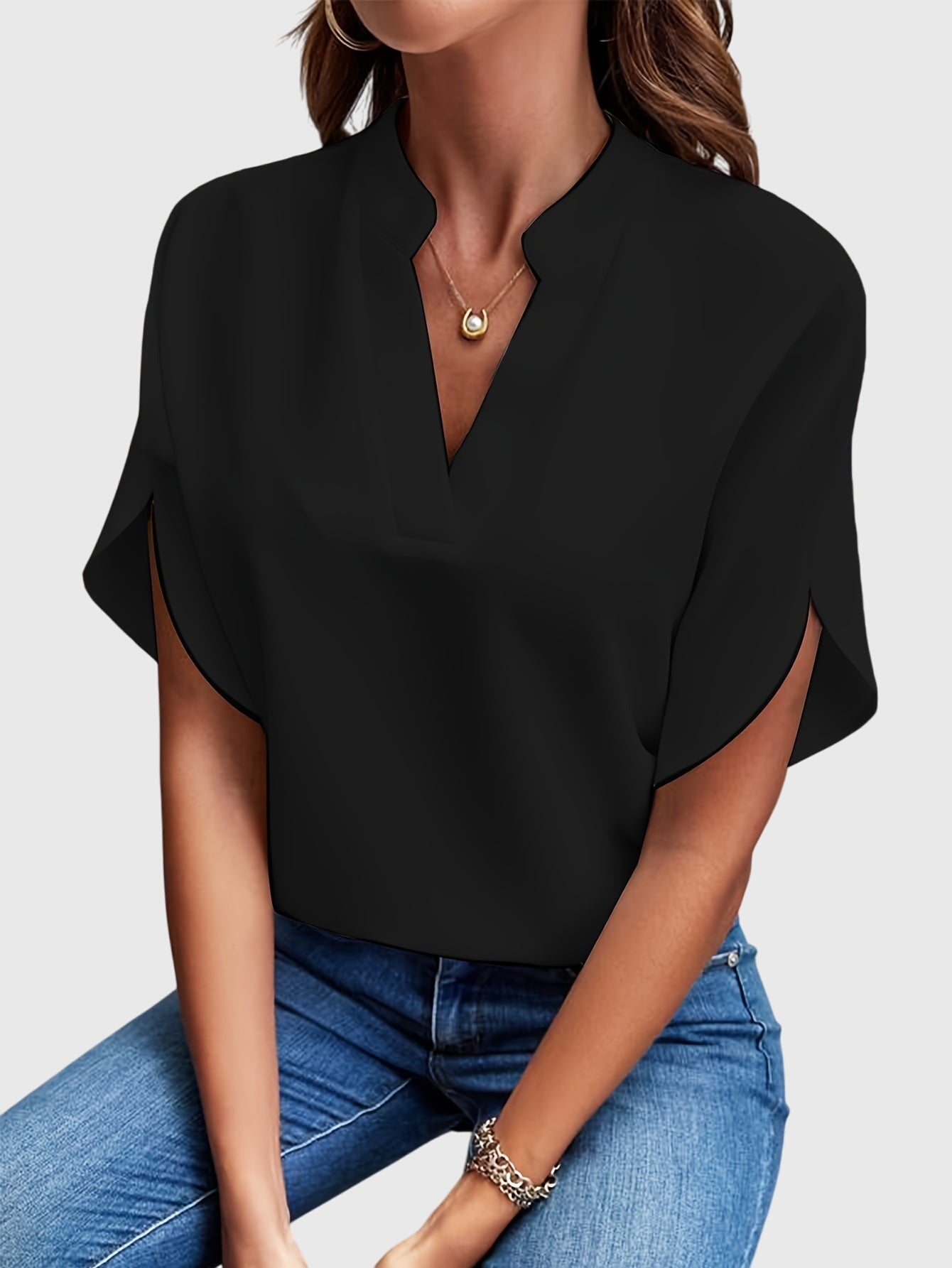 Hailey - elegant blouse — view 6