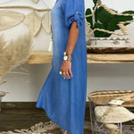 Hailey - Maxi Denim Dress — view 4