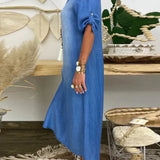 Hailey - Maxi Denim Dress — view 4