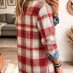 Hailey - Retro Patchwork Denim Jacket — view 2