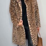 Harmony - leopard long coat — view 3