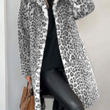 Harmony - leopard long coat — view 4