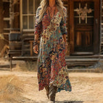 Harper - casual long sleeve dress with retro inspiration — view 1