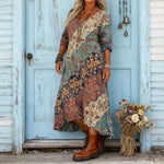 Harper - casual long sleeve dress with retro inspiration — view 3