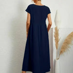 Hazel - midi dress with pockets — view 7