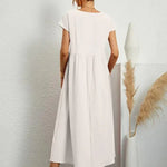 Hazel - midi dress with pockets — view 13