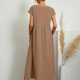 Hazel - midi dress with pockets — view 16