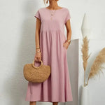 Hazel - midi dress with pockets — view 17