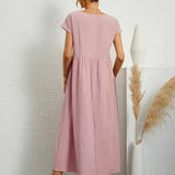 Hazel - midi dress with pockets — view 19