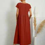 Hazel - midi dress with pockets — view 22