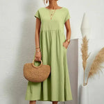 Hazel - midi dress with pockets — view 23