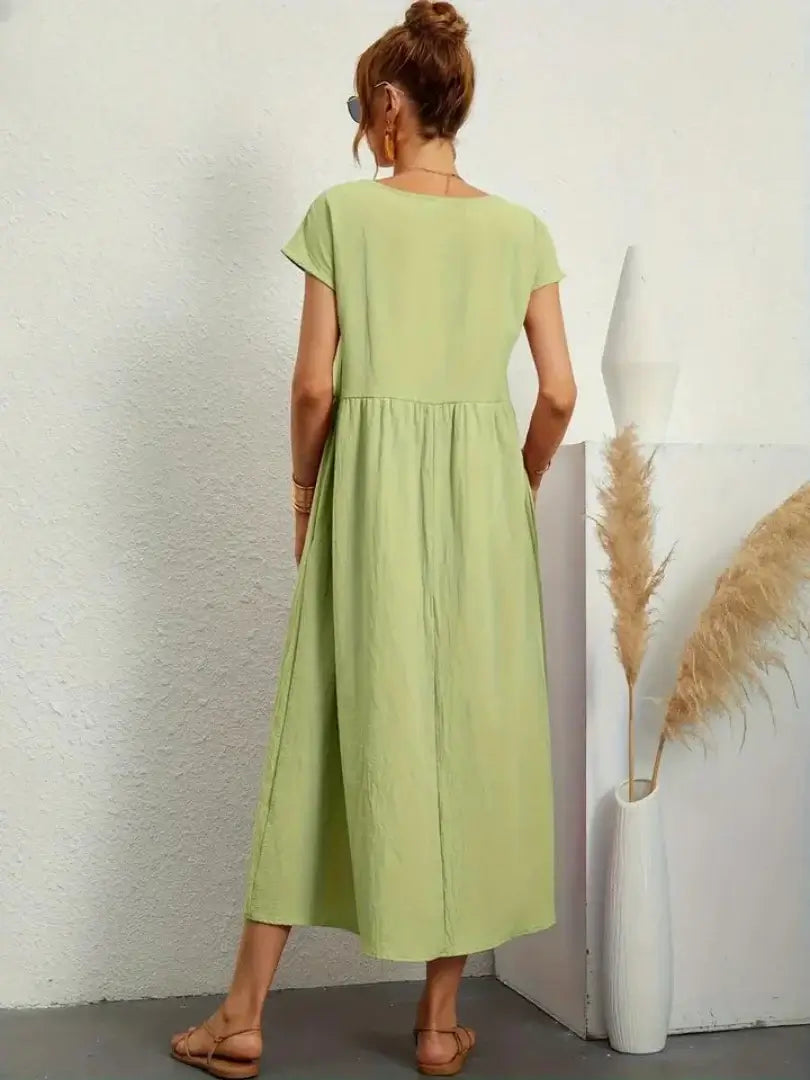 Hazel - midi dress with pockets — view 25