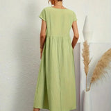 Hazel - midi dress with pockets — view 25
