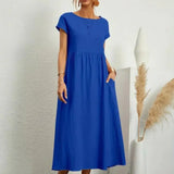 Hazel - midi dress with pockets — view 27