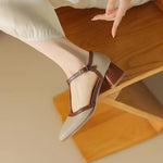 Helene - elegant women's mid-heel shoes — view 5