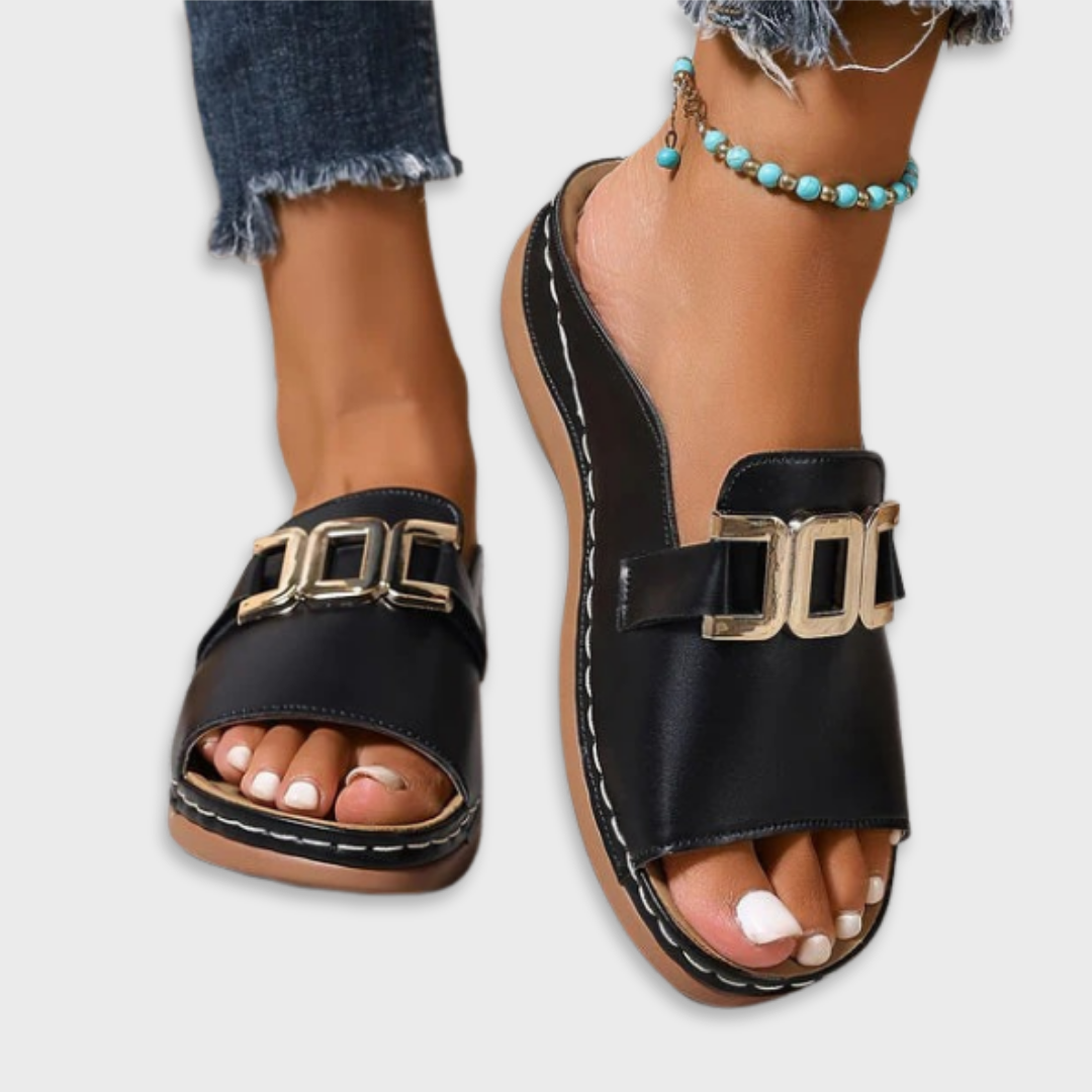 Holly - a comfortable, soft-slip sandal — view 1