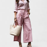 Holly - a casual, elegant pink set — view 1