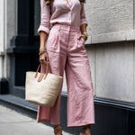 Holly - a casual, elegant pink set — view 2