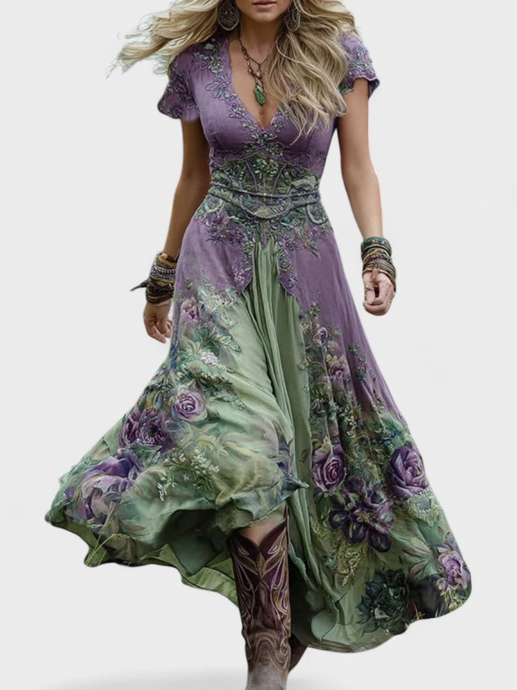 Holly - floral print dress — view 1